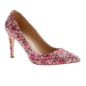 Jcrew Everly Pump in Floral from Liberty Fabrics London
